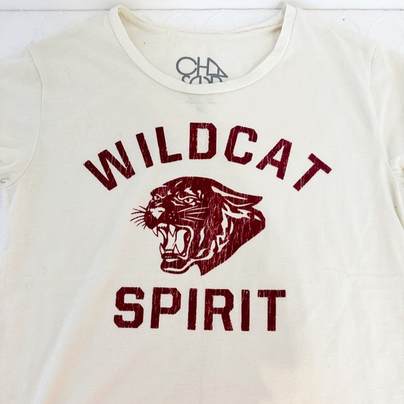 Chaser “Wildcat Spirit” Velvet Letters Vintage Graphic Tee Medium - Picture 2 of 4